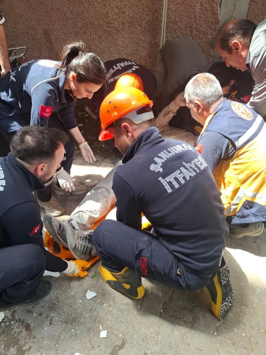 Şanlıurfa'da iki işçi için film sahnesi gibi kurtarma operasyonu