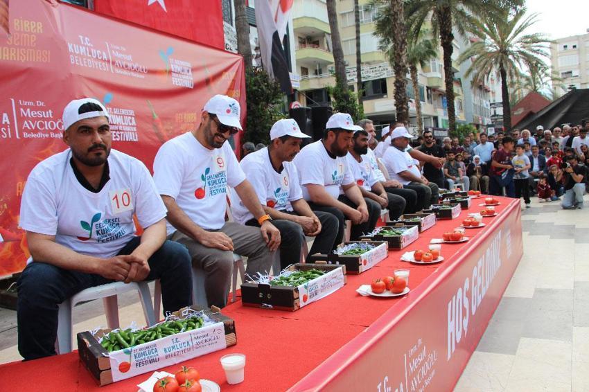 Antalya'da düzenlenen en acı yarışmada altın için mücadele ettiler