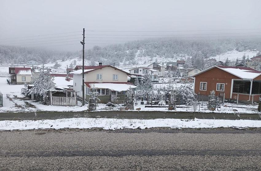 Mayıs ayında Çorum'un yüksek kesimleri beyaza büründü