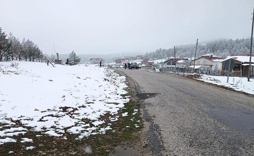 Mayıs ayında Çorum'un yüksek kesimleri beyaza büründü