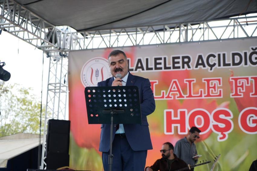 Muş Korkut'ta 8. Lale Festivali renkli görüntülerle gerçekleştirildi