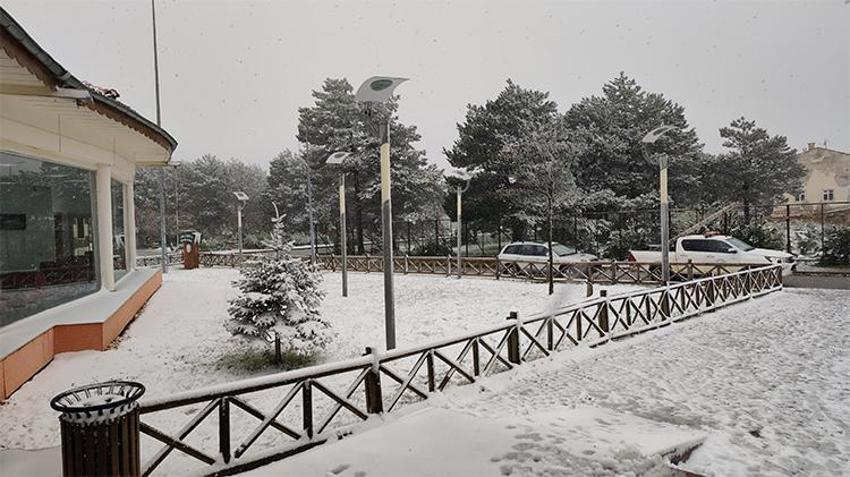 Mayısta lapa lapa kar yağdı! Her yer beyaza büründü