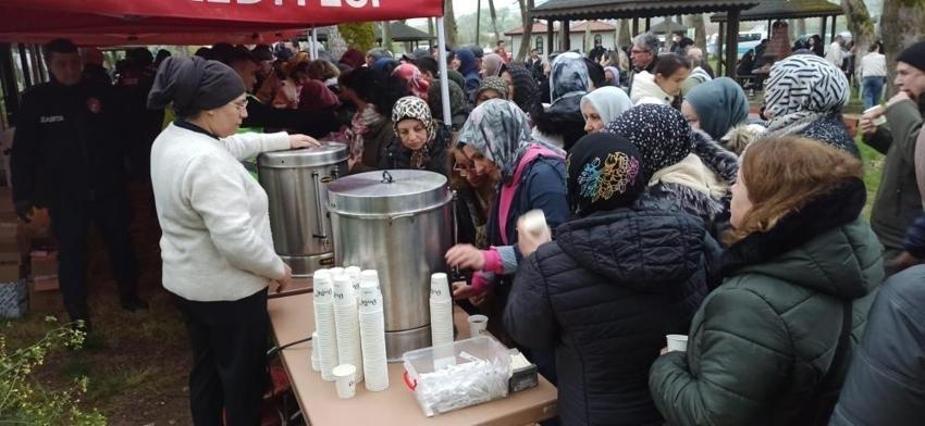 Zonguldak'ta gelenek devam etti: Hıdırellez ateşi yanmaya devam etti