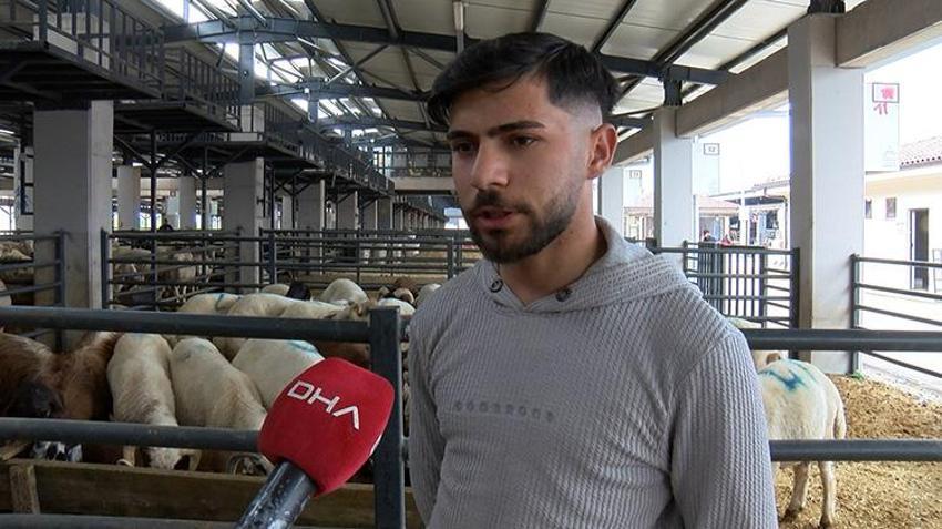 Görenler gözlerine inanamıyor! 5 boynuzlu kuzu, 30 bin liraya alıcısını bekliyor