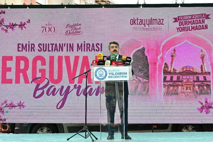 Yıldırım'da 600 yıllık Erguvan Bayramı geleneği yaşatılıyor