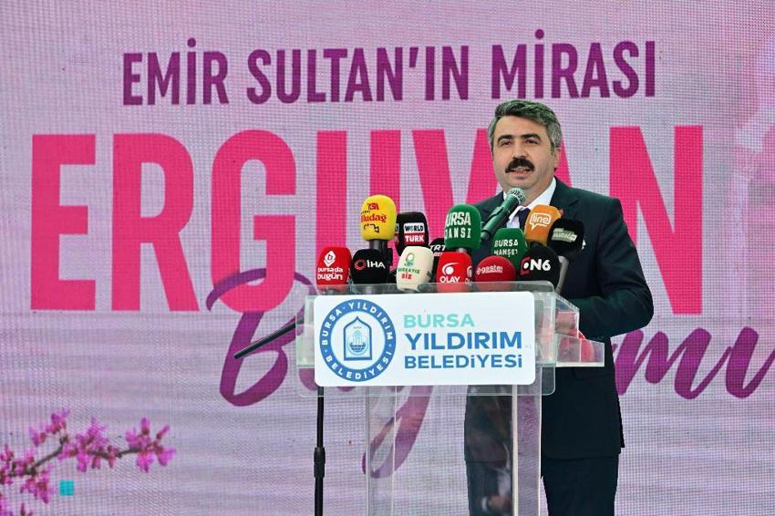 Yıldırım'da 600 yıllık Erguvan Bayramı geleneği yaşatılıyor