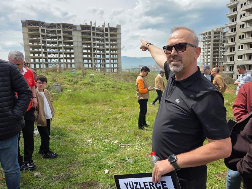 Samsun'da Karadeniz fıkrası gibi olay! 10 yıldır tamamlanamayan 543 dairelik sitede: Tapu var, bina yok
