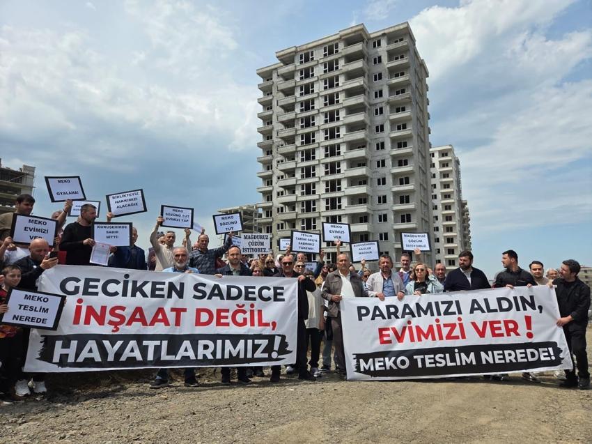 Samsun'da Karadeniz fıkrası gibi olay! 10 yıldır tamamlanamayan 543 dairelik sitede: Tapu var, bina yok
