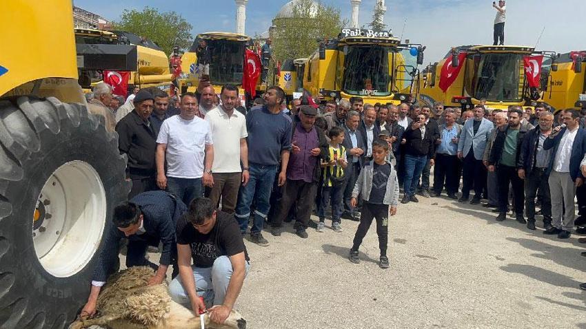 Yerköy'de Biçerdöver Uğurlama Töreni renkli görüntülerle gerçekleşti