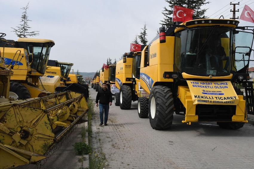 Yerköy'de Biçerdöver Uğurlama Töreni renkli görüntülerle gerçekleşti
