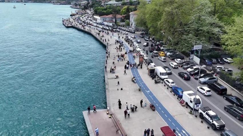 İstanbul'da sahil noktalarında görüldü: Herkes oraya koştu