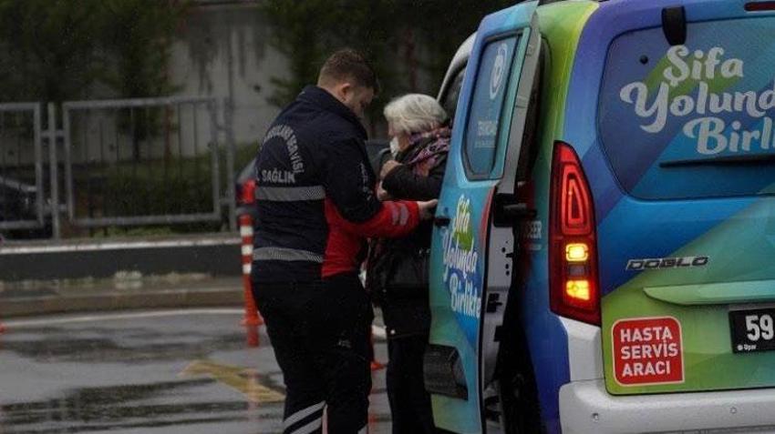 Ücretsiz hasta ulaşım hizmetinde şifa yolunda bin 110 hastaya destek
