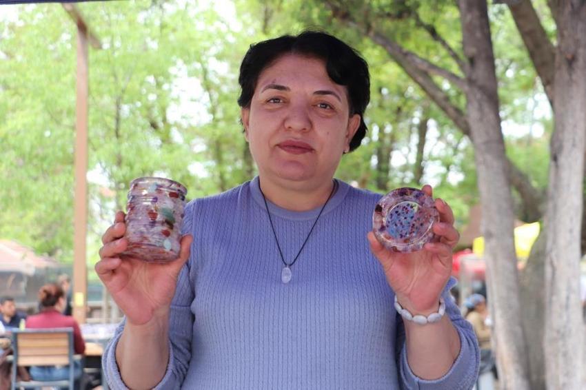 Eskişehir'de işini sanatla birleştirdi: Doğal taşlardan üretiyor!