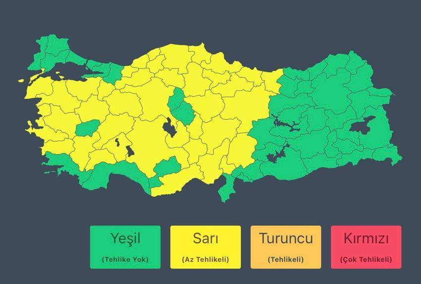Hava durumu nasıl olacak? Hangi illerde yağmur yağacak? Kuvvetli yağmur geliyor! 39 il için sarı kodlu uyarı yapıldı