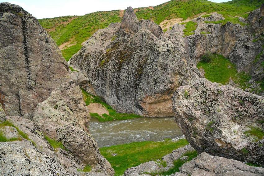 Muş'un saklı cenneti Kızılağaç Kanyonu etkileyici manzarası, doğal yürüyüş alanları ve huzurlu atmosferiyle doğaseverleri bekliyor