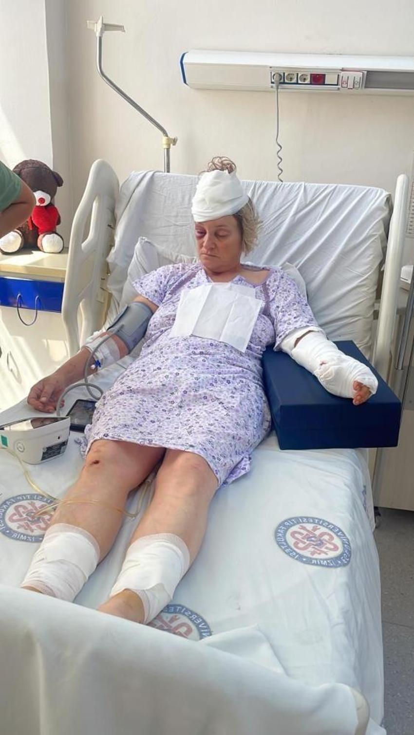 İzmir'de patronunun köpeğini saldırısına uğrayan kadın sakat kaldı!