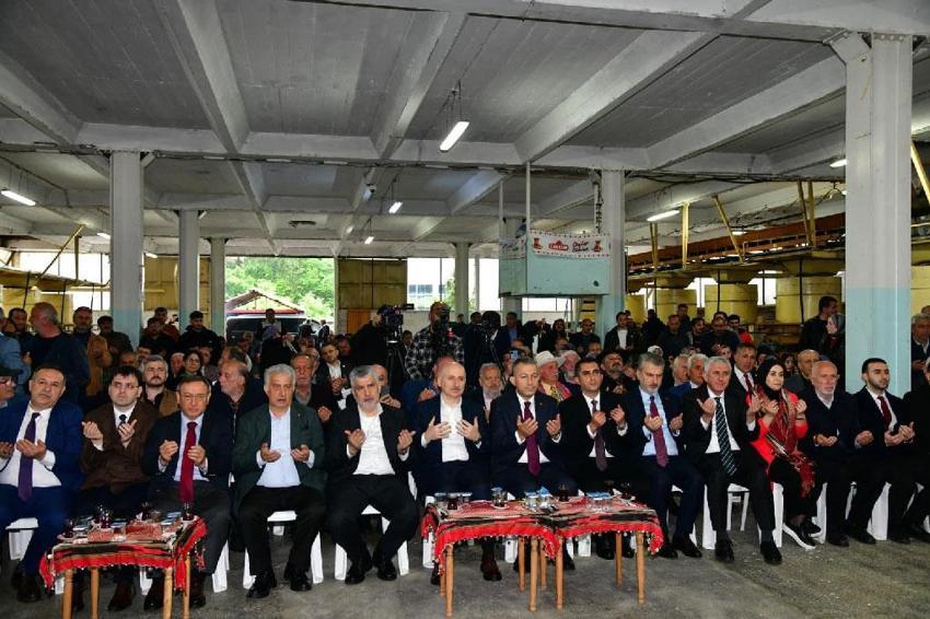 Trabzon'da 2026 yılı yaş çay sezonu dualarla açıldı