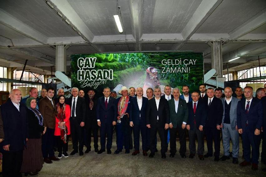 Trabzon'da 2026 yılı yaş çay sezonu dualarla açıldı