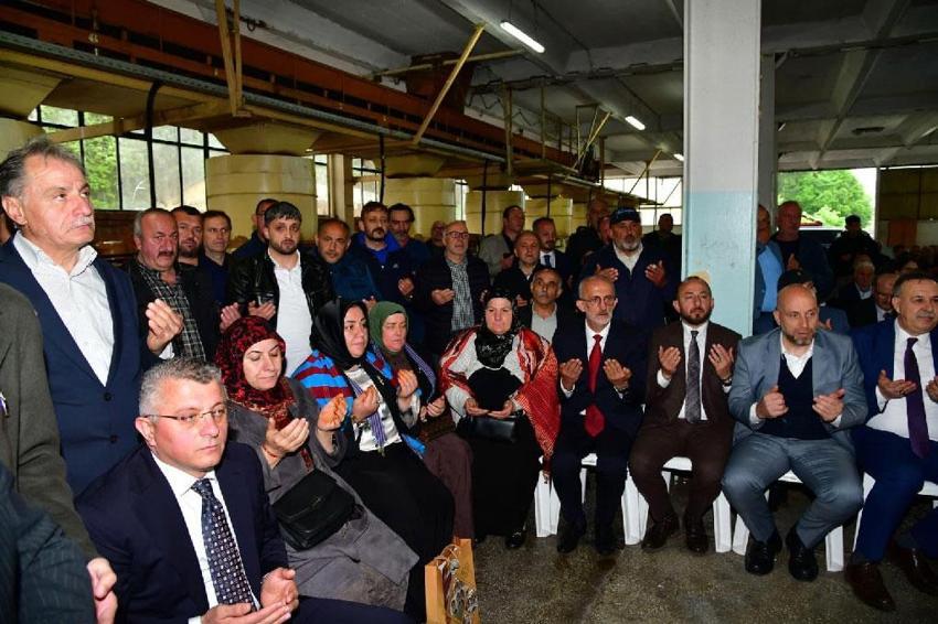 Trabzon'da 2026 yılı yaş çay sezonu dualarla açıldı