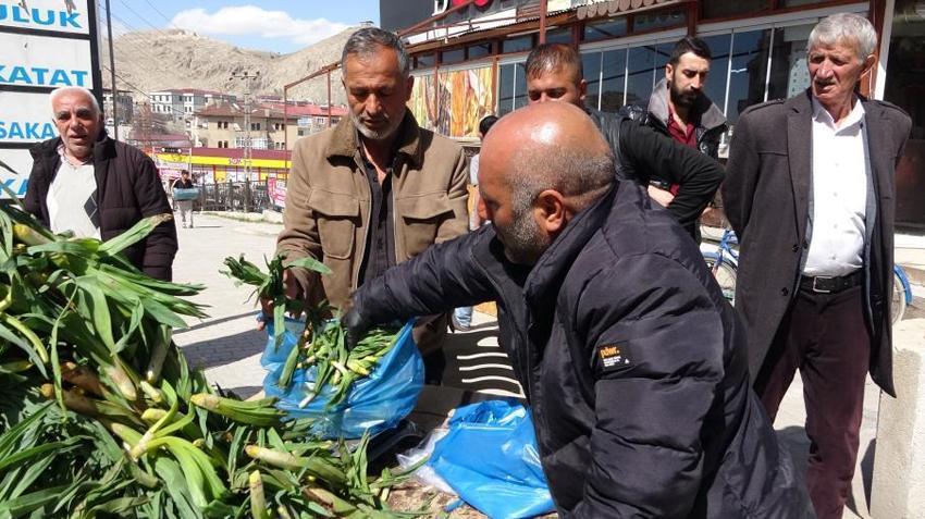 Van'da 2 bin metre yükseklikte yetişiyor! 100 TL'den satışa çıktı, pazara gelir gelmez bitiyor
