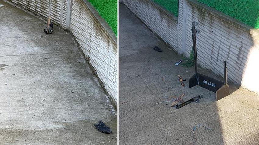 Samsun'da insansız hava aracı alarmı! Sokak ortasına düştü: Nereden geldiği araştırılıyor