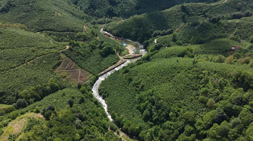 Ordu'nun cennet köşesi Çamaş Kanyonu ziyaretçilerin ilgi odağı oluyor