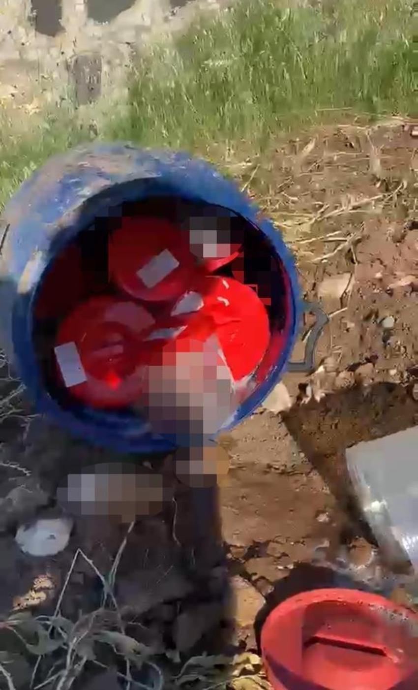 Şanlıurfa'da mezarlıkta dehşete düşüren görüntü! Plastik varilde 21 insan cenini bulundu