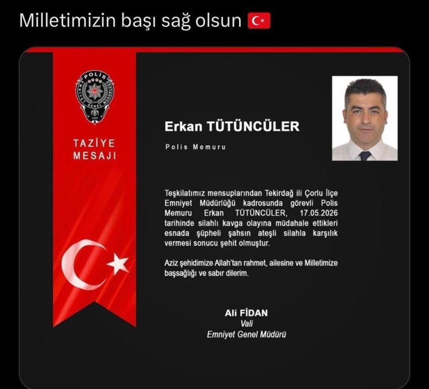 Çorlu'da ne oldu? Çorlu'daki 2 polis neden şehit oldu? İşte detaylar