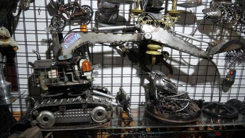 Muğla'da eşine az rastlanır koleksiyon: Demirci ustası olşturdu