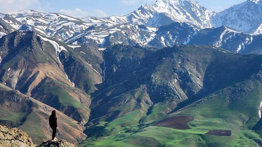 Bir tarafı kış, bir tarafı bahar! Van'da ortaya çıkan bu manzara hayran bırakıyor