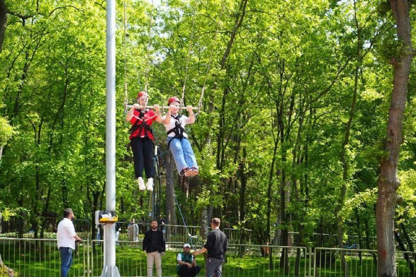 Karadeniz'in en büyük macera parkı Samsun'da açıldı