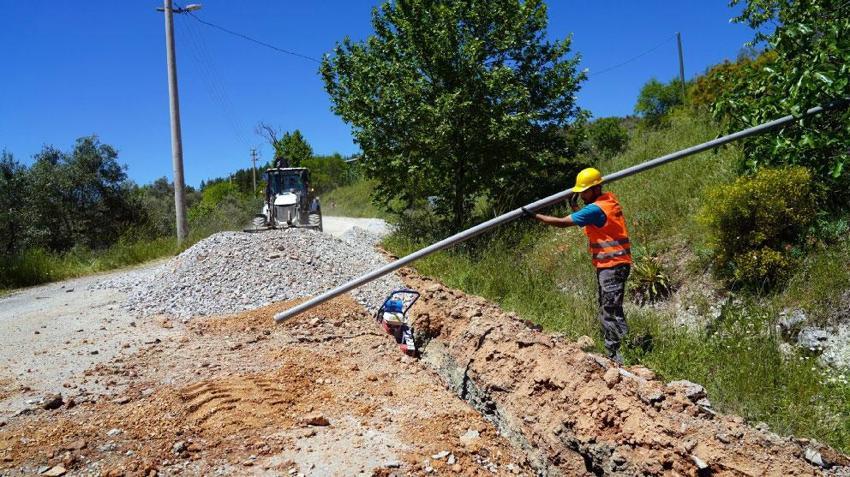 MUSKİ Ula Kızılağaç ile Menteşe Yenice Mahalleleri arasındaki içme suyu altyapısını yeniliyor