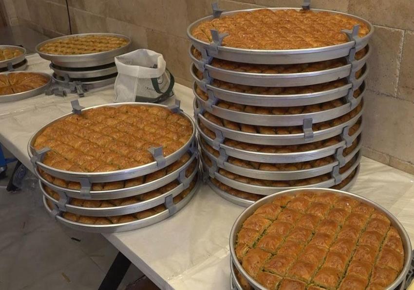 Baklavaya talep Kurban Bayramı öncesi arttı, üretim 3-4 katına çıktı