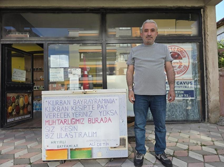 Yozgatlı muhtardan bayram hareketi: Köprü projesi alkış aldı