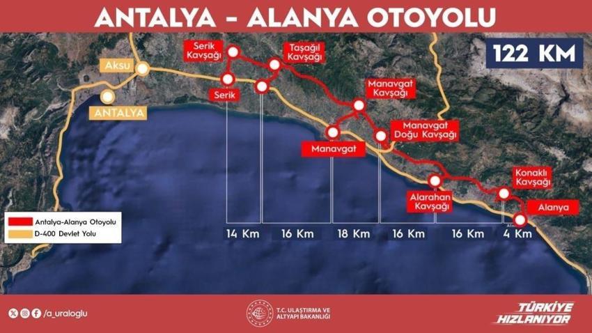 2.5 saatten 36 dakikaya düşecek! Antalya bu otoyolu bekliyor