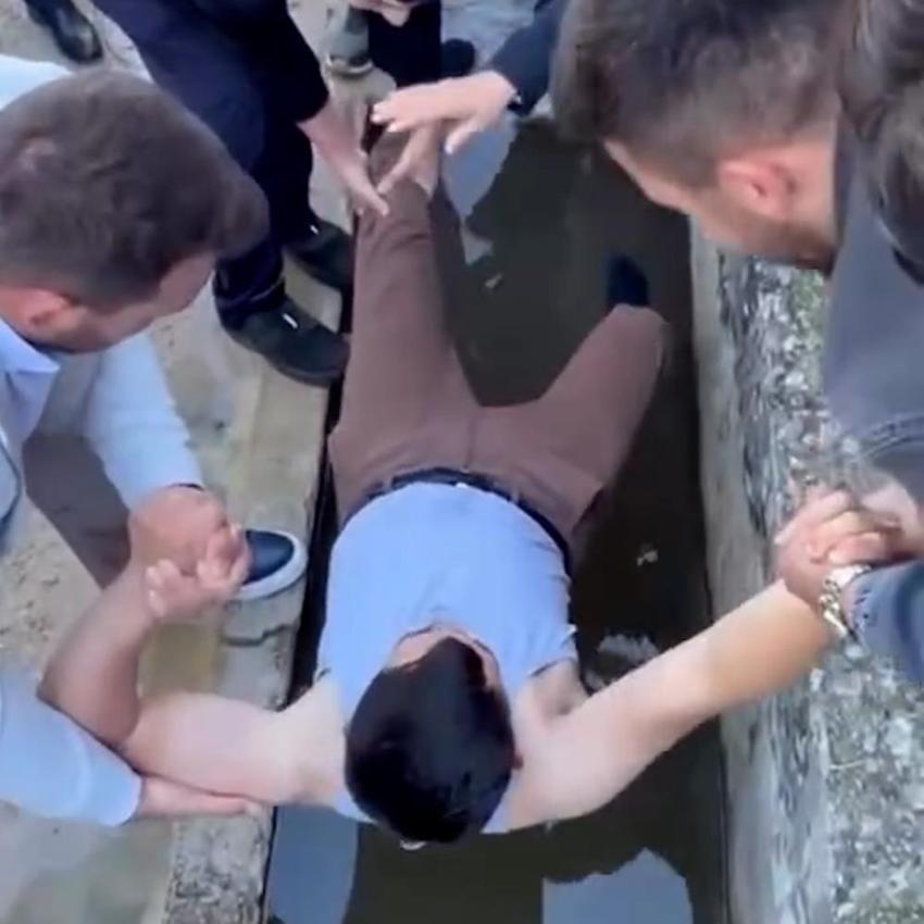 Bolu'da bayram namazına gitmeyenlere buz gibi sürpriz yapıldı!