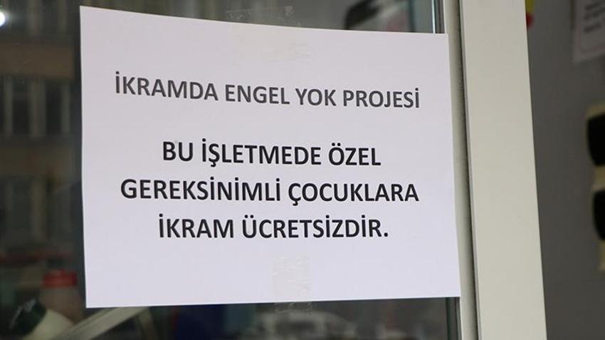 Bedensel engelli çocuktan etkilendi; işletmesinde ücretsiz yemek projesi başlattı