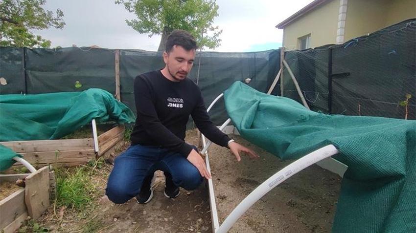 Yozgatlı genç girişimci evinin bahçesinde denedi! Köyünü üretim üssüne çeviriyor