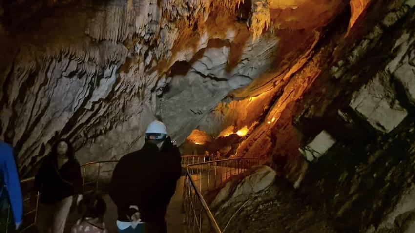 Zonguldak'taki Gökgöl Mağarası, bayram tatilinde 6 bin 225 ziyaretçi ağırladı