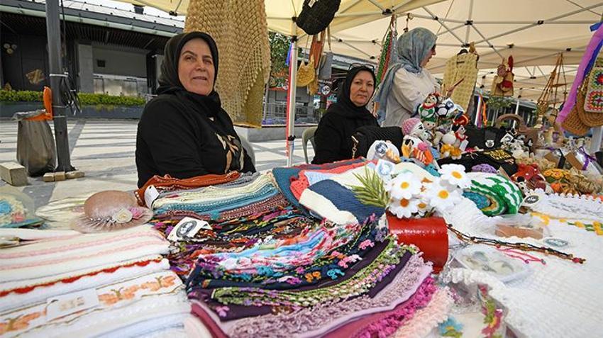 Bursa'da el emeği festivali! Girişimciler sokağı açıldı!