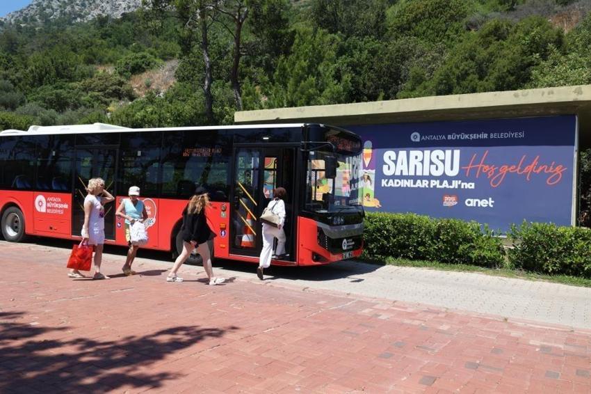 Antalya'da her 15 dakikada bir ücretsiz kalkıyor: Kadınlar Plajı'na seferler başladı