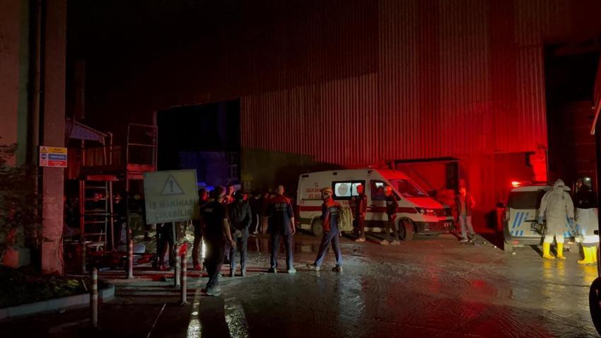 Samsun'da demir çelik fabrikasında meydana gelen iş kazasında 3 işçi hayatını kaybetti