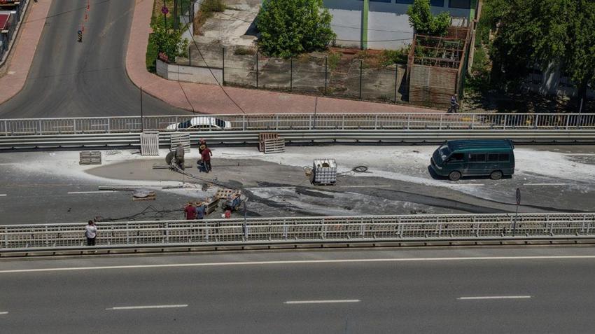 10 yıl önce hizmete açılan milyonluk Reşadiye Viyadüğü'nde yıkım çalışmaları başladı