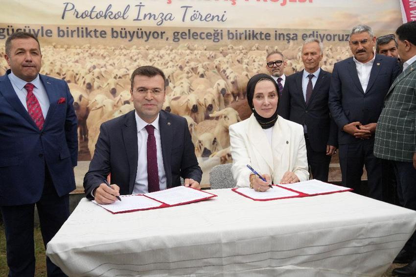 Niğde'de küçükbaş hayvancılığa dev destek! Faizsiz finansman desteği sağlayacak protokol imzalandı