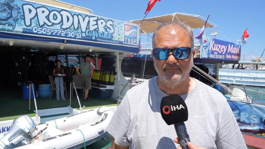 Ayvalık’ta dalış turizmine Kültür ve Turizm Bakanlığı'ndan müjde geldi