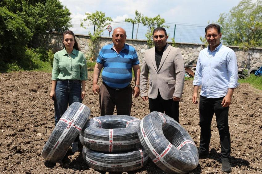 Sözleşmeli tarım modeli kapsamında Ladik fasulyesi yeniden toprakla buluştu