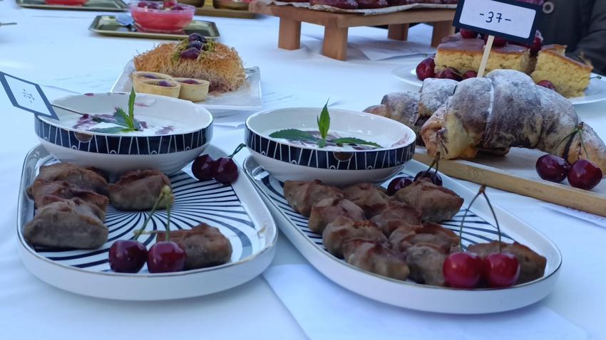 Uluslararası Kiraz Festivali'nde kirazlı lezzetler kıyasıya yarıştı