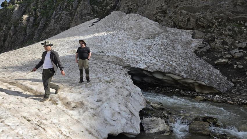 Van Gölü gücünü buradan alıyor: Erimeler başladı
