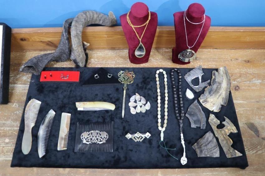 Dünyaca ünlü Sivas kemiğini sanata dönüştürdü: Boynuzdan tasarımlar yapılıyor