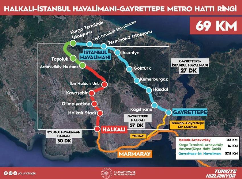 Türkiye'nin en uzun metro ringinin son halkası tamamlandı! 19 Haziran'da törenle hizmete açılacak